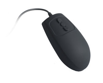 Σφραγισμένο υγιεινό οπτικό Trackball ποντίκι που δείχνει το Μαύρο ή το λευκό συσκευών