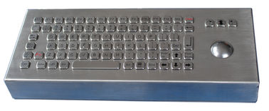 IP66 84 ασημένιο βιομηχανικό μέταλλο Keybaord υπολογιστών γραφείου κλειδιών για υπαίθριο