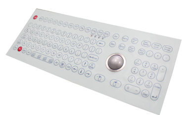 107 οπτικό 800 DPI μεμβρανών κλειδιών άσπρο βιομηχανικό Trackball πληκτρολογίων