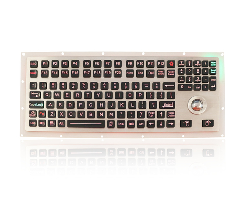 Τραχύ θαλάσσιο αριθμητικό IP65 Trackball πληκτρολογίων αναδρομικά φωτισμένο πληκτρολόγιο