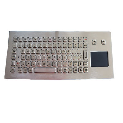 Βιομηχανικό πληκτρολόγιο μετάλλων IP68 USB RS232 PS2 με Touchpad