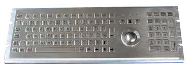 IP65 δυναμωμένο πληκτρολόγιο με Fn τα κλειδιά και trackball και το οπίσθιο μοντάρισμα επιτροπής