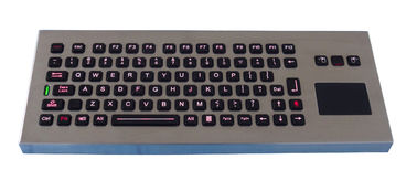 IP65 ο υπολογιστής γραφείου φώτισε το βιομηχανικό πληκτρολόγιο με σφραγισμένος touchpad για τη Amy