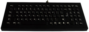 Μαύρο μαύρο πληκτρολόγιο μετάλλων υπολογιστών γραφείου με τα κλειδιά αριθμητικών αριθμητικών πληκτρολογίων και Fn, μεταλλικό πληκτρολόγιο