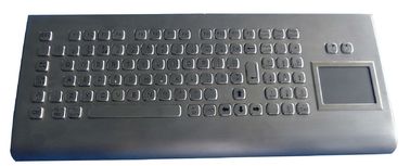 Μακρύ βασικό τραχύ πληκτρολόγιο μετάλλων κτυπήματος βιομηχανικό με το touchpad, κλειδί 97