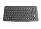Η μαύρη επιτροπή 120 κλειδιών τοποθετεί το δυναμωμένο πληκτρολόγιο με οπτικό Trackball 25mm
