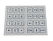 24 βιομηχανικό αριθμητικό πληκτρολόγιο μεμβρανών απόδειξης σκόνης κλειδιών με τη μήτρα σημείων