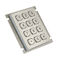 Το βιομηχανικό μίνι οπίσθιο αριθμητικό αριθμητικό πληκτρολόγιο μετάλλων επιτροπής mouting με USB ή RS232 διασυνδέει