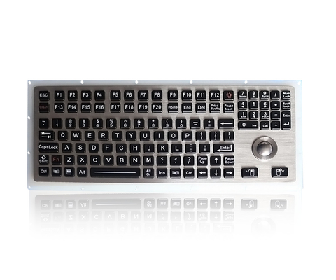 Τραχύ θαλάσσιο αριθμητικό IP65 Trackball πληκτρολογίων αναδρομικά φωτισμένο πληκτρολόγιο