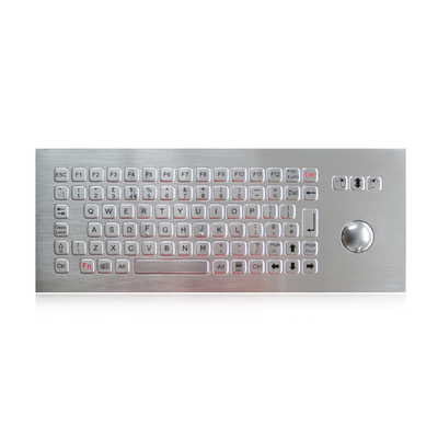 84 βασικό Washable βιομηχανικό πληκτρολόγιο με Trackball, πληκτρολόγιο ανοξείδωτου