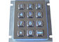 Το φωτισμένο αριθμητικό πληκτρολόγιο μετάλλων 12 κλειδιών προσάρμοσε μπλε αναδρομικά φωτισμένο 4x3 2.0mm μακροχρόνιο κτύπημα