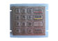 μήτρα σημείων ανοξείδωτου αριθμητικών αριθμητικών πληκτρολογίων μετάλλων ταξιδιού 0.45mm με Backlight
