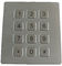 RS232 dustproof βιομηχανικό επίπεδο βασικό ATM αριθμητικό πληκτρολόγιο 12 μετάλλων διεπαφών κλειδί