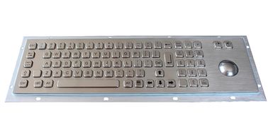 Το βιομηχανικό πληκτρολόγιο με Trackball την επιτροπή τοποθετεί συνδεμένο με καλώδιο το μέταλλο πληκτρολόγιο